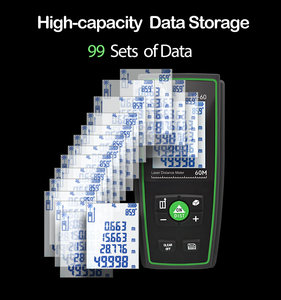 双电源手持式激光测量装置可充电和电池供电，用于大型活动场馆布局规划 - Product Image 3