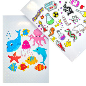 Pegatinas de vinilo Etiquetas de logotipo personalizado Autoadhesivas imprimibles A4 Papel adhesivo de vinilo holográfico transparente - Product Image 1