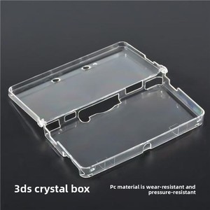 Estuche Transparente de Cristal para <span class=keywords><strong>Nintendo</strong></span> <span class=keywords><strong>3DS</strong></span>, Carcasa Protectora de Material PC para Consola de Juegos <span class=keywords><strong>3DS</strong></span> - Product Image 3