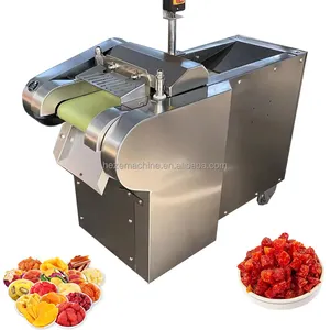 Máquina de corte de frutas secas e vegetais, preço de fábrica, máquina de corte em cubos de banana seca, frutas em conserva, doces, palmeira e tâmaras