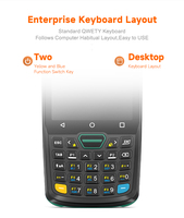 Terminal mobile NORGEE modèle 4, PDA portable Android 11/13, scanner de codes-barres 2D, collecteur de données, WiFi 4G, écran 4 pouces, 64 Go, pour la gestion des stocks