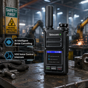 Radio bidirectionnelle portable Tetocom ES500 PTT <span class=keywords><strong>POC</strong></span> 4G LTE pour la sécurité des hôtels, des stations de <span class=keywords><strong>ski</strong></span>, des parcs industriels et l'utilisation en équipe - Product Image 1