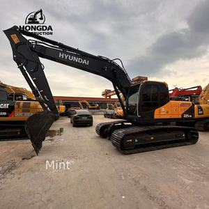 Excavatrice sur chenilles Hyundai 225 225lc-9s marque coréenne d'origine 20 tonnes utilisée avec composants de noyau de roulement de pompe à engrenages à vendre - Product Image 6