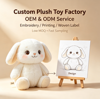 Peluche Lapin Personnalisée, Animal en Peluche Sur Mesure, Fabricant OEM ODM, Faible MOQ, Échantillonnage Rapide