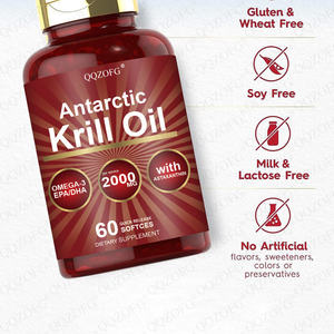 Cápsulas de Aceite de Krill de Aguas Profundas Personalizadas, Procesamiento OEM Directo de Fábrica, Suplemento de Extracto Animal, Refuerzo Inmunológico, 60 Unidades - Product Image 5