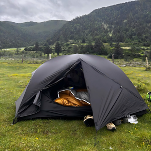 Tente compacte OEM 3 saisons pour 1-2 personnes, légère, imperméable, pour le backpacking, avec installation facile pour les aventures en plein air, ultralégère - Product Image 2