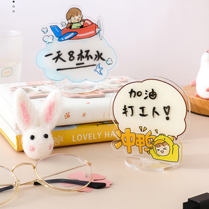 Tùy chỉnh Acrylic bảng với UV in xóa được Standee vẽ Memo Pad và bảng tin - Product Image 5