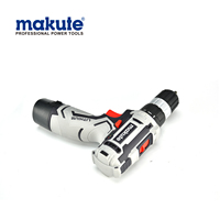 Makute 12v 16v 20v Perceuse sans fil mini pratique sans balais à batterie au lithium à percussion CD026