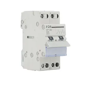 Din Rail Installation Changeover Switch 2p 40A 63A 230/400vac Modular Dual Power Manual Transfer Switch