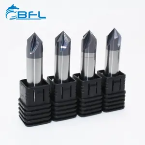 BFL 整体硬质合金精密工具 4 槽倒角立铣刀工具