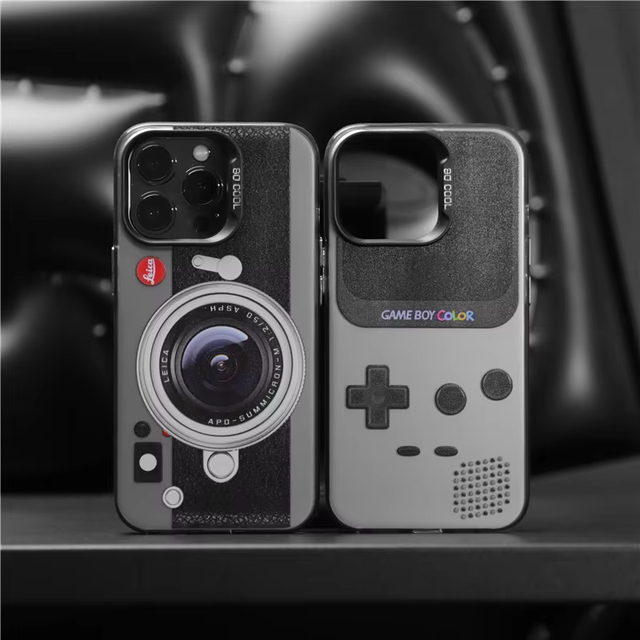 Luxury Design Game Console Pattern Phone case for iPhone 15 Pro Max 14 13 12 11 XS XR Creative Simplicity Shockproof Cover