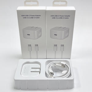 Cargador Rápido PD de 40W con Cable Trenzado, Enchufe Estadounidense, Adaptador Tipo C Plegable para iPhone 17 16 15 14 Pro, Cargador USB C para iPhone - Product Image 6