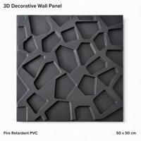 Panneau mural en PVC classique, géométrique, creux, 3D, gaufré, ignifuge, facile à installer, imperméable, pour usage domestique, salon de beauté, salon de manucure