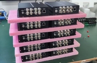 Convertidor de Fibra Óptica 3G SDI (4x) con Ethernet de 1GB, Equipo de Transceptores de Fibra Óptica de Red de Fibra Única