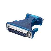 Serial DB9 a puerto serie USB DB25 a cable adaptador USB RS232