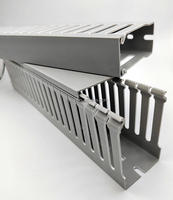 FRABO FRB.PXC Goulotte électrique ignifuge à fentes en PVC avec couvercle Prix usine Chine -40°C à 70°C