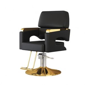 Silla de Barbero Moderna y Duradera de Acero Inoxidable con Asiento Ajustable para Salón y Spa de Luxmars - Product Image 4