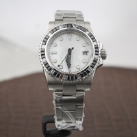Montre de plongée pour homme SEIKO en acier inoxydable, résistante à l'eau jusqu'à 300 m, mouvement mécanique, phase de lune, luxe, sport, mode