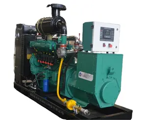 Gas Power Generator Turbine Generator Gas/lpg/propane Generator Biogas/natural 60kw QC Green Water Cooling ISO CE 50/60HZ CN;SHN