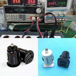 Cargador de coche con doble USB, cabezal de carga rápida inteligente para uso con teléfono en el coche, entrada de 5V, salida de 1A, un enchufe para dos encendedores de cigarrillos - Product Image 5