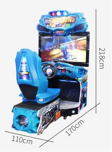 เครื่องเกมแข่งรถอาร์เคดแบบหยอดเหรียญ รุ่นล่าสุด ดีไซน์ทันสมัย จำลองการขับรถแบบ Outrun - Product Image 2