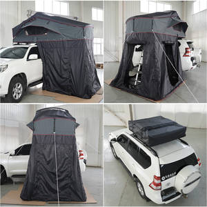 Tente de toit universelle pour voiture, ouverture latérale, pliable, pour 4x4, SUV, tout-terrain, toit souple - Product Image 2