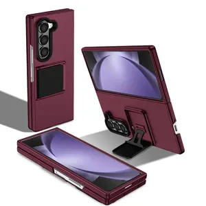 360 Vollschutz für Samsung Galaxy Z falten 6 falten 5 falten Telefonhülle ultra-dünn schlank stoßfest Kickstand Halter Bildschirm