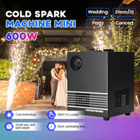 600W Mini étincelle au sol DMX contrôle étincelle froide feux d'artifice scène Machine mariage étincelle froide effets de scène