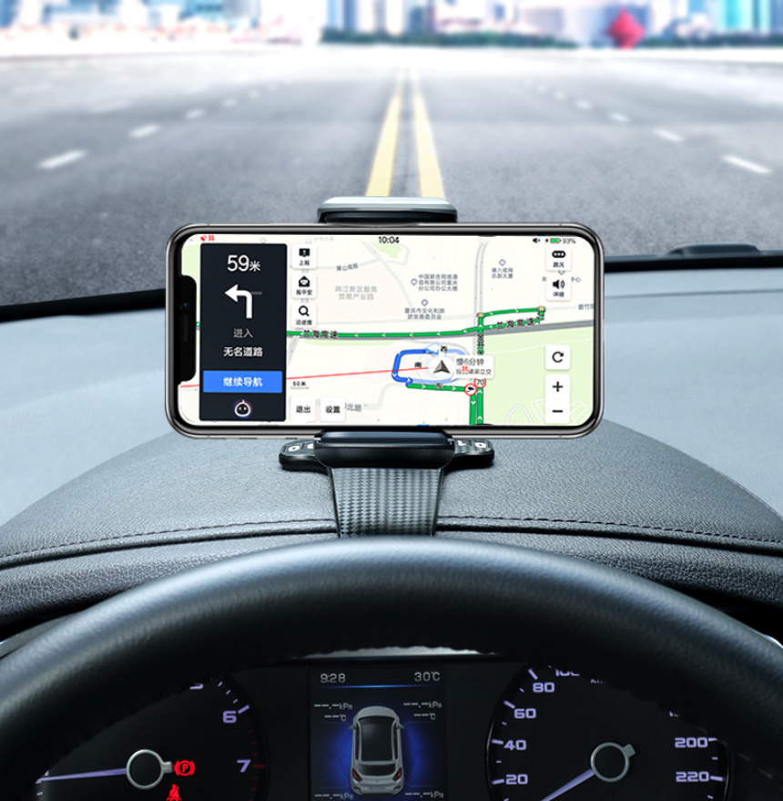 Новый дизайн, регулируемый автомобильный держатель для телефона, подставка для GPS для мобильного телефона, симуляция HUD