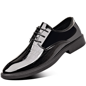 Zapatos Oxford de Cuero Genuino para Hombre, Estilo Italiano de Alta Gama, Hechos a Mano, para Boda, Cierre Deslizante, Otoño, Ligeros - Product Image 1