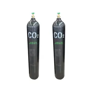 Cilindro de gás oxigênio argônio tanque de co2 de alta pressão personalizado DOT/ISO 40l aço 1000L gás médico de alta pressão