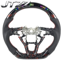 Pour Honda 10e génération Accord LED affichage forgé fibre de carbone volant intérieur de voiture 2018 2019 2020 2021 2022 2023