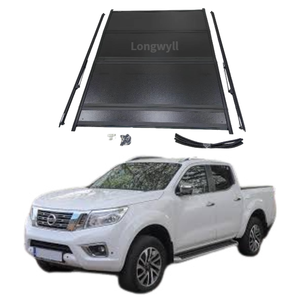 Couvre-caisses de camion personnalisés Nissan <span class=keywords><strong>Navara</strong></span> <span class=keywords><strong>D40</strong></span> Ranger en aluminium de haute qualité, couvre-caisses rigides enroulables, étanches et anti-poussière - Product Image 1