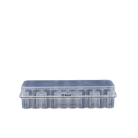 Boîtes de flacons de peptides cosmétiques en gros 3ml*24 Porte-flacons en plastique PP transparent imperméable avec impression sérigraphique