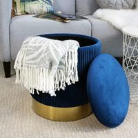 Repose-pieds moderne en velours de haute qualité, gain de place, portable, personnalisable, chaise de salon pour la maison et le bureau