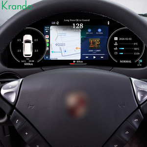 Tableau de bord numérique Krando 12,3 pouces pour Porsche Cayenne 2003-2009, affichage du compteur, cockpit virtuel, Linux Carplay - Product Image 6