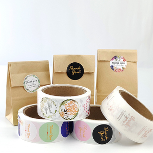 Biểu Tượng Tùy Chỉnh <span class=keywords><strong>In</strong></span> Ấn 1.5Inch 38Mm Bóng Tự Dính Vòng Cuộn Vận Chuyển Bao Bì Nhãn Cảm Ơn Bạn Dán - Product Image 6