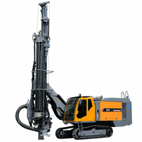 Foreuse à roche automatique diesel Kaishan KT25 avec moteur CAT, compresseur embarqué, 26m³/min, 350 PSI, profondeur de forage 35m