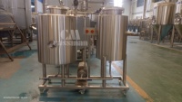 Chariot de désinfection CIP Cassman avec deux réservoirs chauffants et pompe, capacité 200L/300L pour fermentateurs de bière