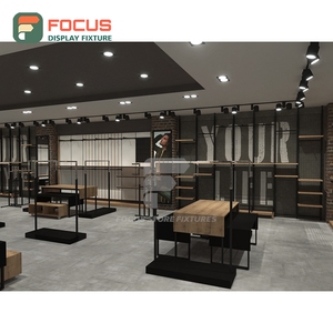 Professional Store Interior Recycled Material Display Island Space Planning Apparel Store - Product Image 2