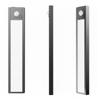 Lampu LED Sensor Gerak Modern Isi Ulang, Dapat Diredupkan, Kontrol Sentuh, Penerangan Dalam Ruangan, Untuk Membaca, Rumah, Dapur, Lemari, Terpasang di Dinding
