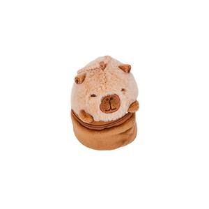 Venta al por mayor adorable algodón Capybara llavero lindo Capibala muñeco de peluche colgante bolsa de juguete con llavero regalo para niños - Product Image 1