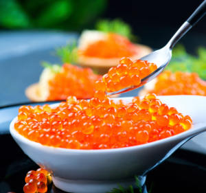 ไข่ปลาแมซาโกะ/เอบิโกะ/คาเปลิน สีส้ม ดำ เขียว - Product Image 3