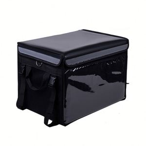 Mochila térmica de 48L con logotipo personalizado para entrega de comida, bolsa aislante con caja de espuma negra. - Product Image 3