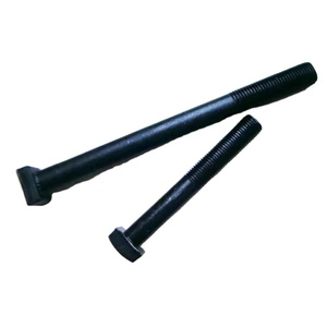 Trung Quốc Nhà Sản Xuất Chất Lượng Cao Din21346 Lớp 8.8 10.9 Titan Bu Lông Vuông Tùy Chỉnh M16 <span class=keywords><strong>M20</strong></span> M24 M30 Đầu Vuông Bu Lông Màu Đen - Product Image 2