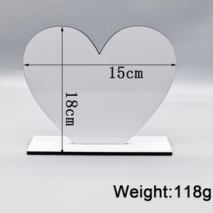 <span class=keywords><strong>Cornice</strong></span> Fotografica in MDF per la Festa della Mamma, Set a <span class=keywords><strong>Cuore</strong></span> Personalizzabile con Stampa in Sublimazione - Product Image 6