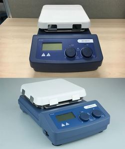 Sinosource แผ่นงานเซรามิกแก้วสี่เหลี่ยมขนาด7นิ้วจอ LCD ดิจิตอลประสิทธิภาพสูงแผ่น550C ความร้อนที่กวนแม่เหล็ก1030W 0-1500RPM - Product Image 3