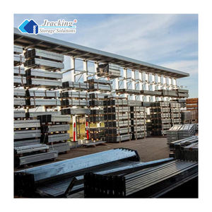 Estantería de Acero de 5 Niveles, Estanterías Apilables para Almacén, Estanterías <span class=keywords><strong>Cantilever</strong></span> de Doble Cara, Resistentes, Galvanizadas, para Uso en Exteriores - Product Image 3