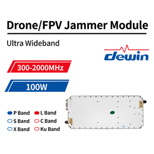Module amplificateur <span class=keywords><strong>de</strong></span> puissance RF UWB SSPA 100 W 300-2000 MHz à semi-conducteurs, composant <span class=keywords><strong>de</strong></span> <span class=keywords><strong>brouilleur</strong></span> FPV - Product Image 2