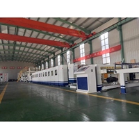 China Corrugated Cardboard Production Line 3 5 7 Ply Carton Box Pizza Box Making Printing Machines High Quality Forming Liheng